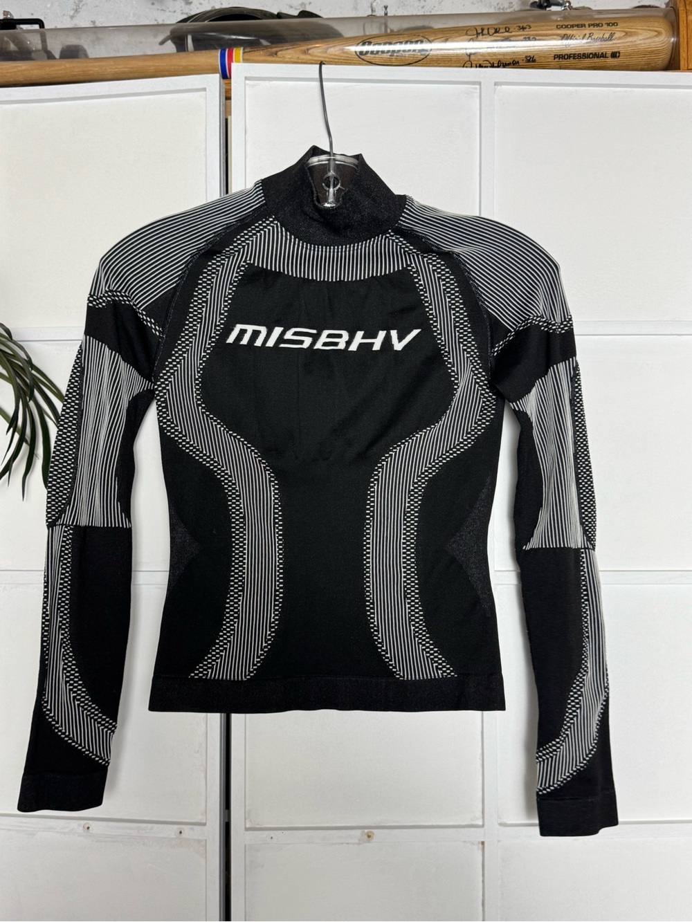 MISBHV Black Seamless Long-Sleeve Performance Top